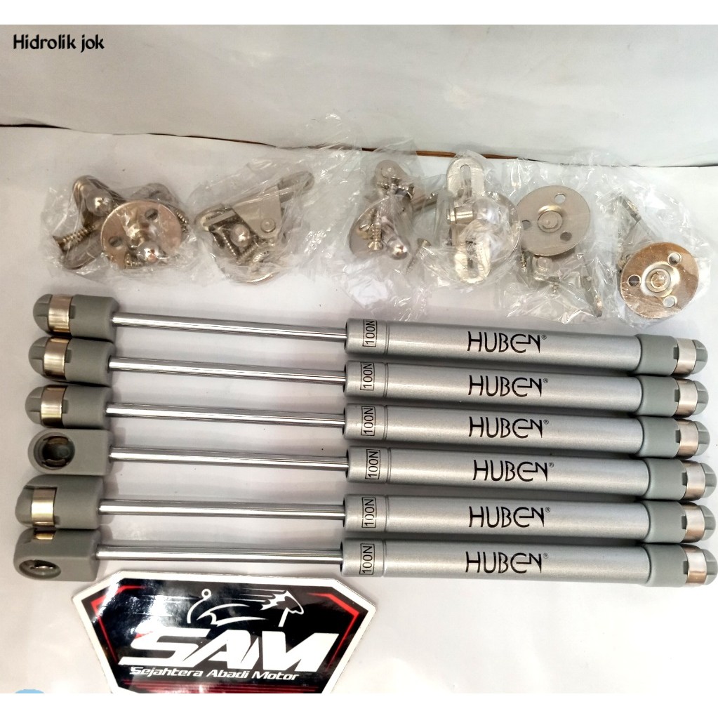 GAS SPRING 100N HUBEN / HIDROLIK HIDROLIS JOK SEPEDA MOTOR 10 kg HUBEN