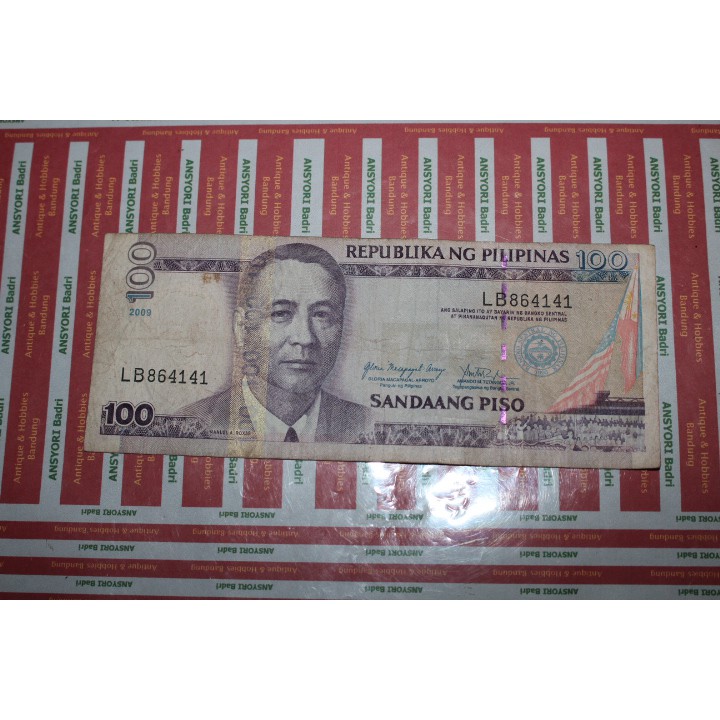 Uang Philipina 100 Piso 2009 Iklan F710