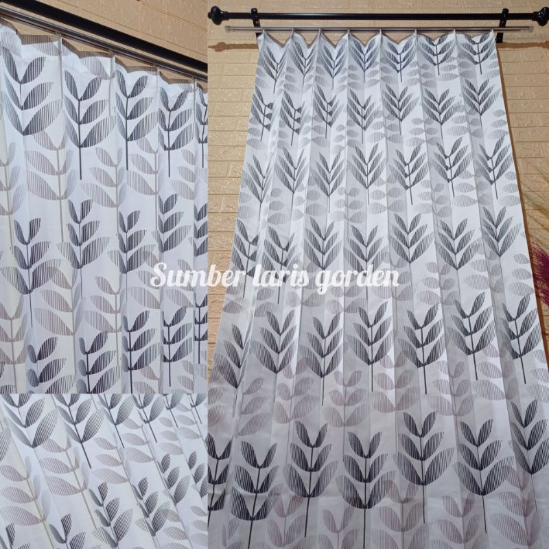 Gorden plisket satin bridal Gorden cantolan kawat hordeng jendela korden pintu kamar