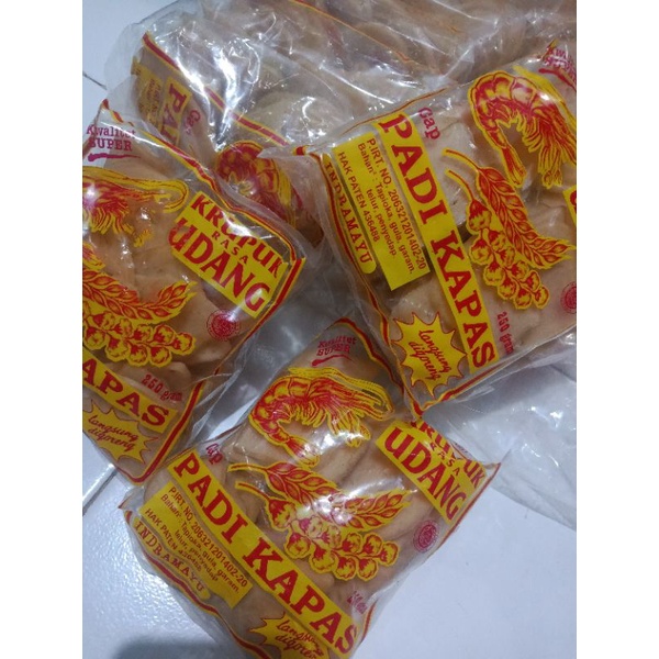 

kerupuk udang padi kapas