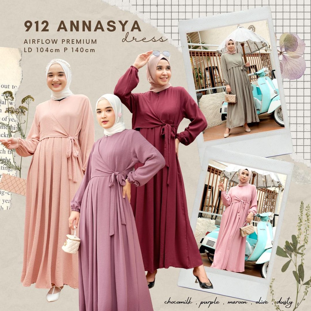 ANNASYA DRESS / DRESS PESTA / DRESS KONDANGAN / BUSUI