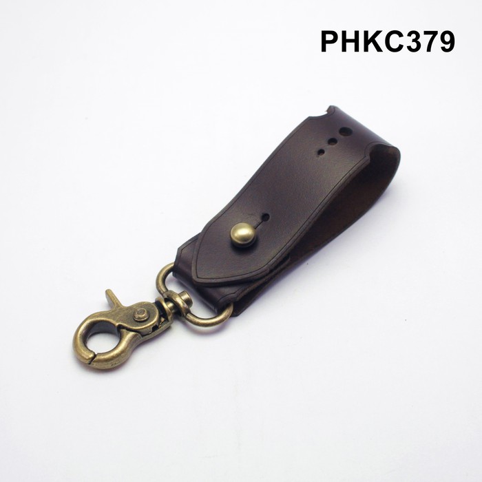 Gantungan kunci kulit asli leather keychain - PHKC379