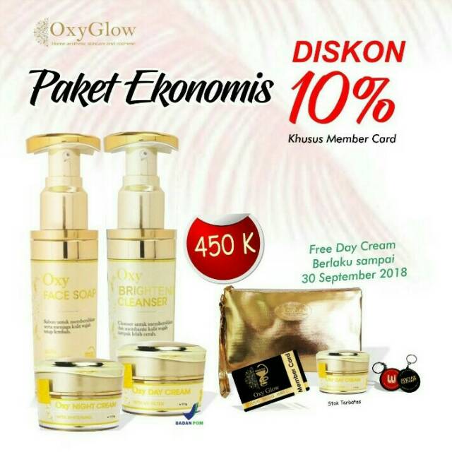 Paket cream Oxy Glow Whitening ORIGINAL