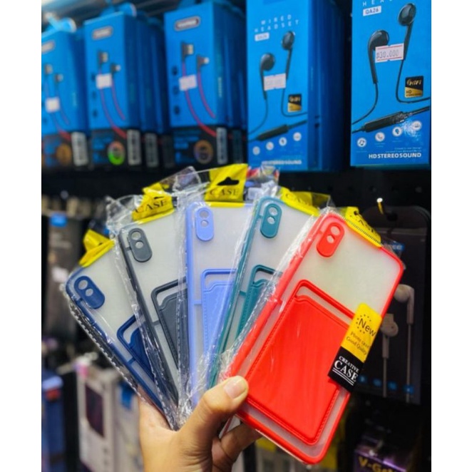 CASE SLOT CARD CASE AERO DOVE SLOT CARD IPHONE 6 6S IPHONE 7G 7 PLUS 7+ IPHONE 8 IPHONE X IPHONE XS