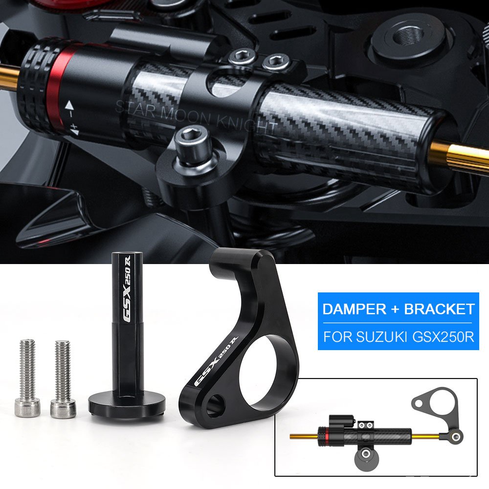 &Motorcycle Accessories Steering Stabilizer Damper Mounting Bracket Kit For Suzuki GSX250R GSX 250