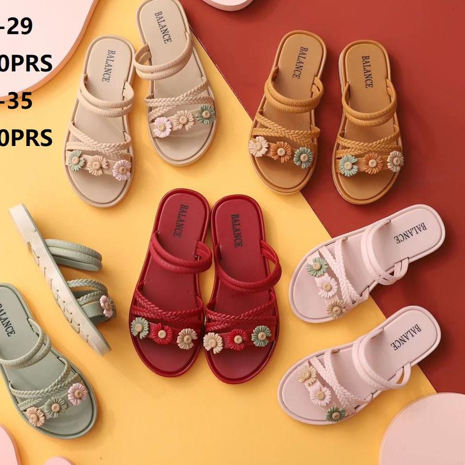 {ASM.27Jn22ĸ} Sandal balance 1205-X50/ Sandal anak perempuan 30-35/Sandal anak perempuan import/Sand