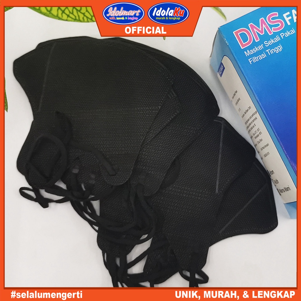 IDOLMART Masker Duckbill Garis 3PLY / Mudah Bernafas &amp; Lembut 50 pcs + Box Surabaya