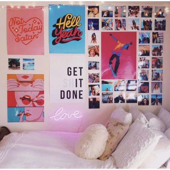 Poster Aesthetic Cocok Untuk Dekorasi Dinding Kamar Wallpaper Shopee Indonesia