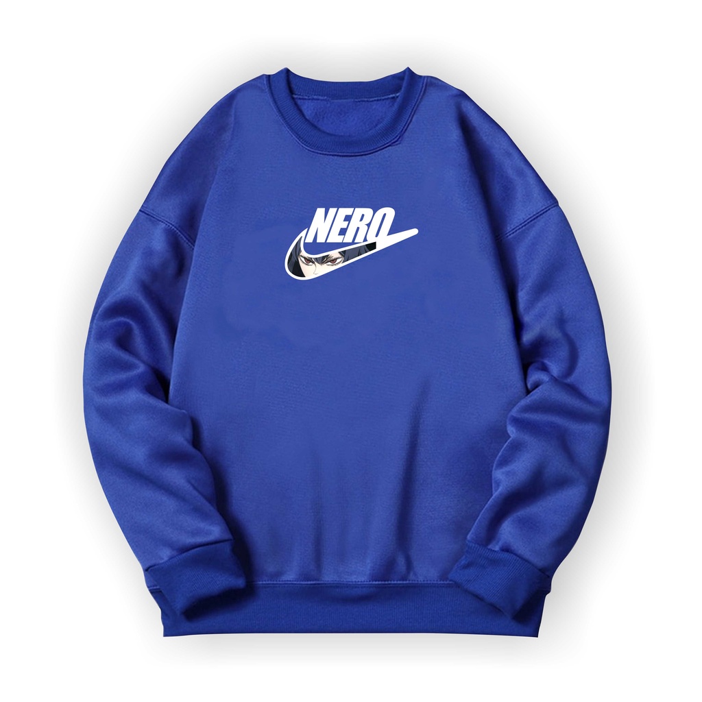 NERO Sweater Crewneck II NERO Basic Sweater II Sz M - XL ( Pria &amp; Wanita / Anak &amp; Dewasa )