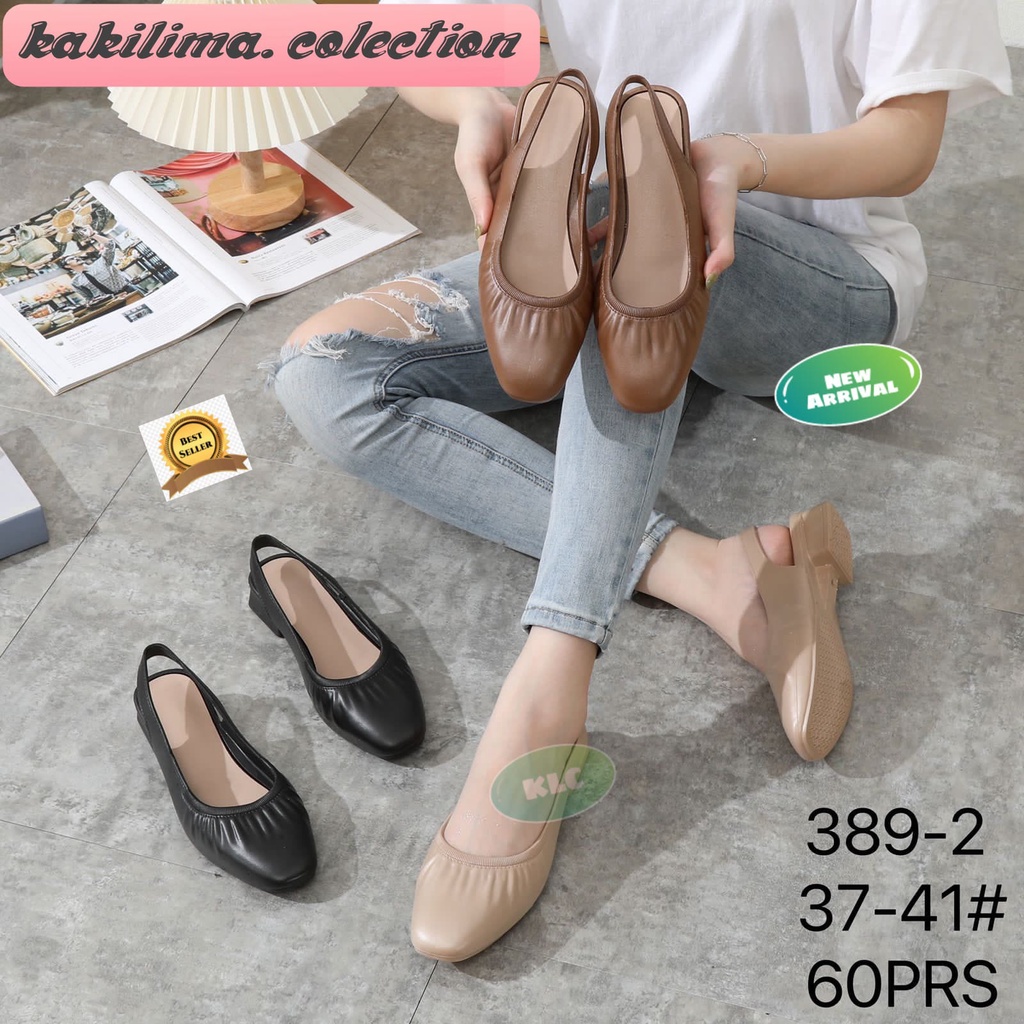 BALANCE 389-1/ SANDAL KOKOP JELLY WANITA SANDAL WEDGES KARET PEREMPUAN TERBARU