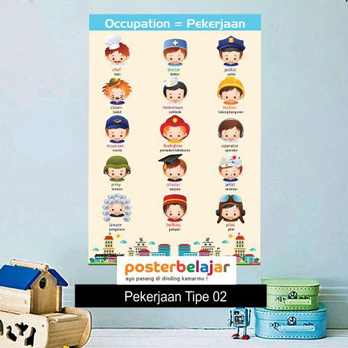 Jual Tipe 02 Posbel Poster Belajar Pendidikan Edukasi Mengenal