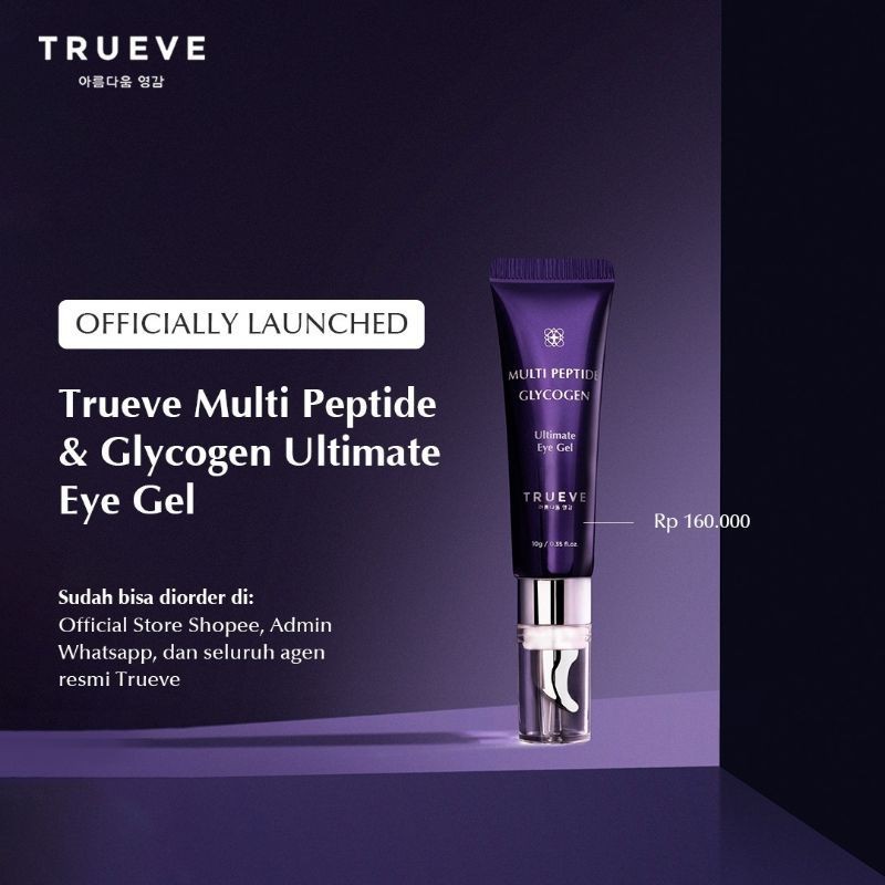 TRUEVE Multi Peptide &amp; Glycogen Ultimate Eye gel Serum Mata 10gr