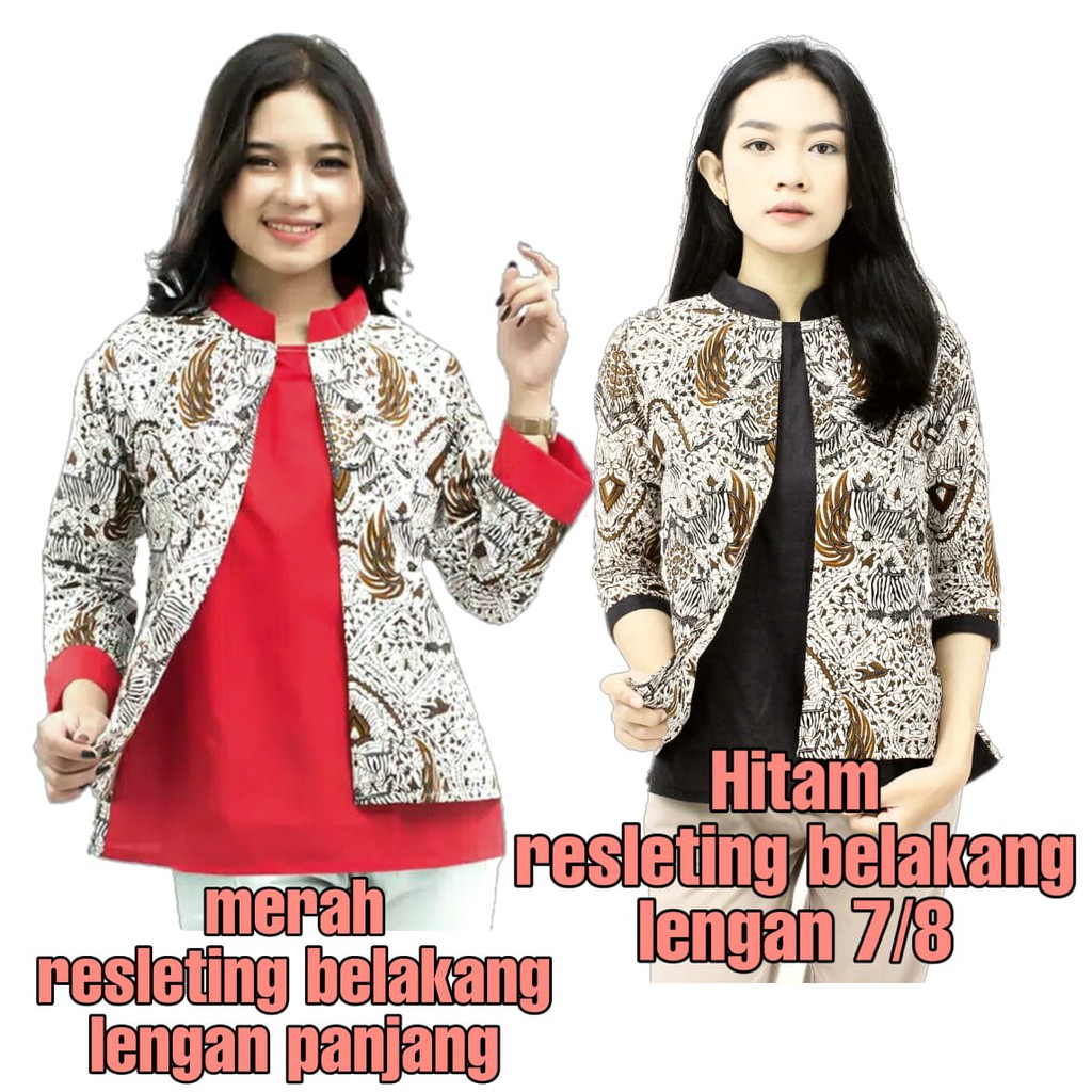 ATASAN BLOUSE BATIK SERAGAM KANTORAN