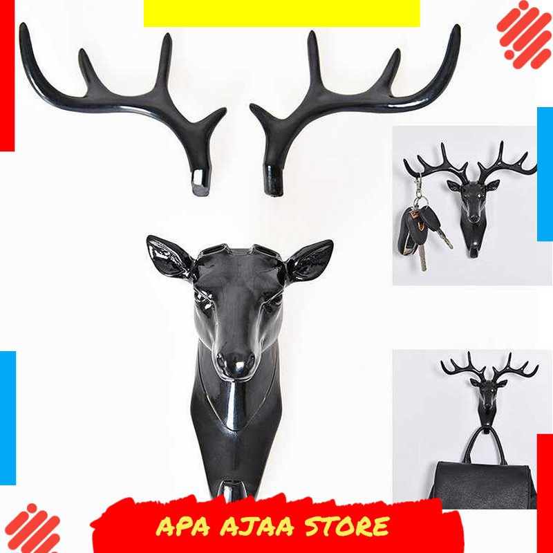 Hot Promo ! Gantungan Dinding Model Antlers Head - YQX003-2018