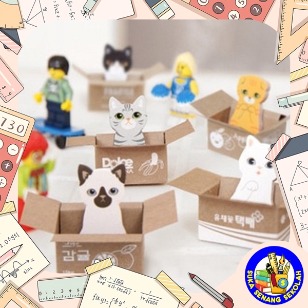 

Kertas Memo / Sticky Notes / Bookmark Cute Cat AT0091