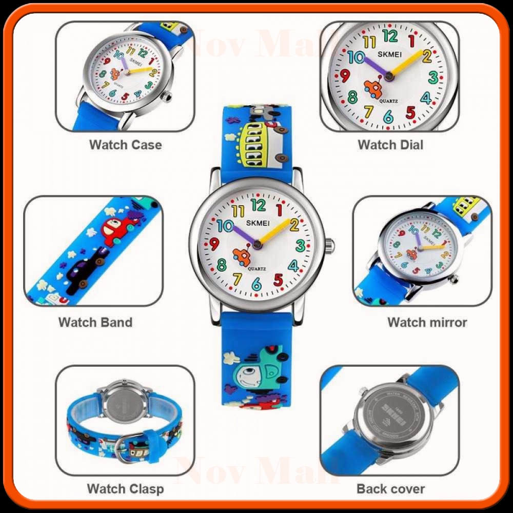 SKMEI Jam Tangan Anak Creative Pointer 3D Cartoon Strap - 1685