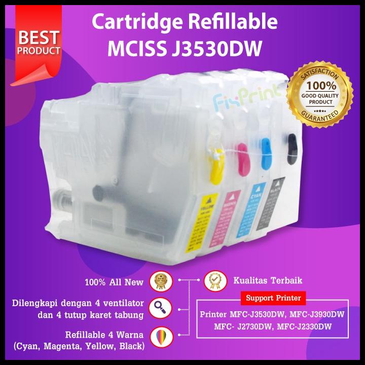 Cartridge Ciss Mciss Refill Mfc J3530 J3530Dw J3930Dw No Chip