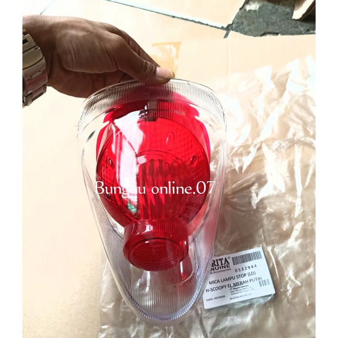 KACA MIKA LAMPU STOP BELAKANG SCOOPY FI 2013 2014 2015 2016