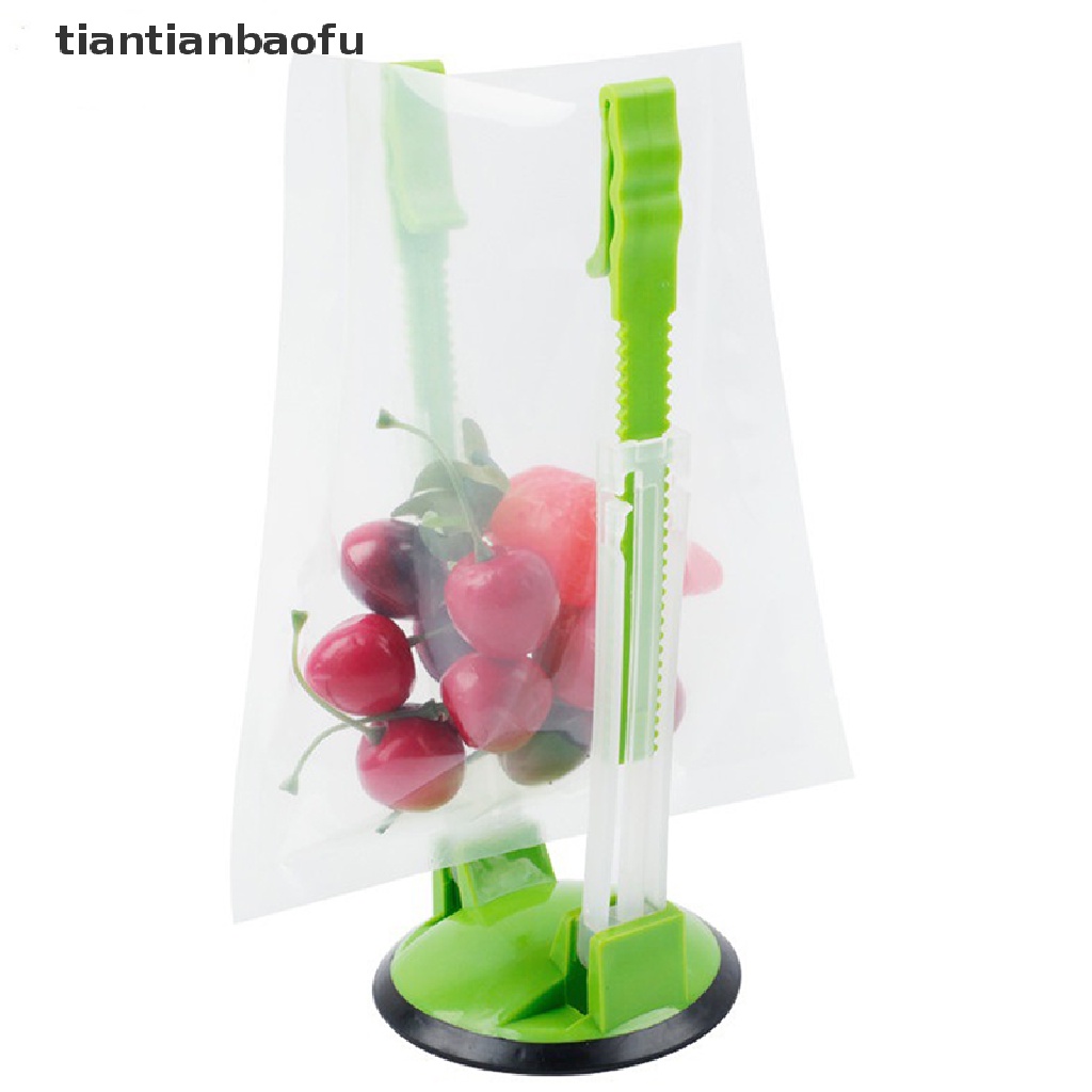 [tiantianbaofu] Adjustable non-slip ziplock bag storage bag clip hands-free sandwich bag rack Boutique