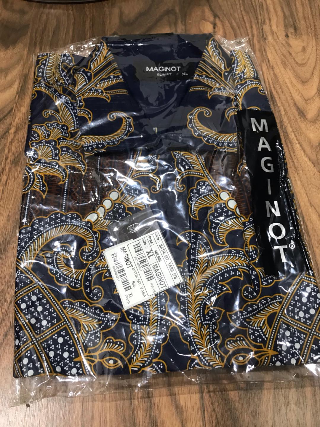Maginot Kemeja Batik Pria Yasa-ss Lengan Pendek