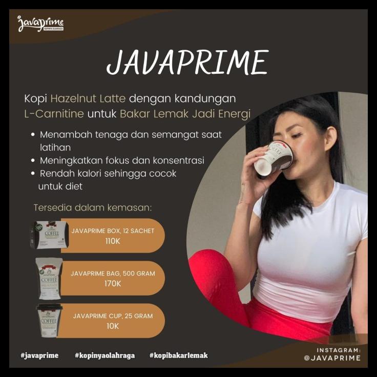 

DISKON TERBATAS !!! JAVA PRIME COFFEE 500 GRAMS 1 BAG 20 SERVINGS / CARNITINE JAVAPRIME TERLARIS