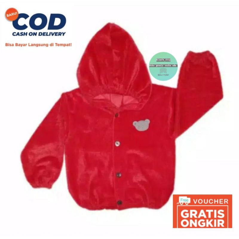 JAKET HANGAT BULU HALUS ANAK BAYI