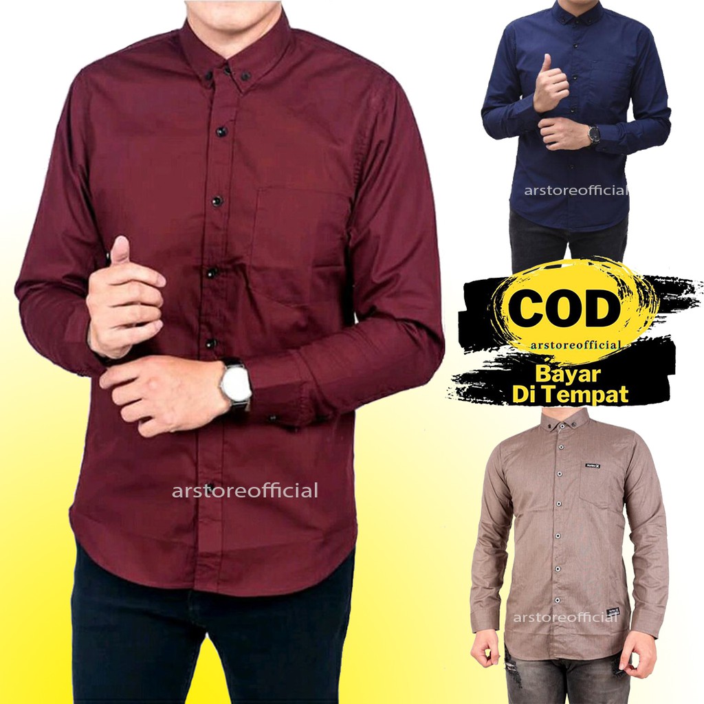 [BISA COD] Kameja Polos / Kameja Casual Slimfit