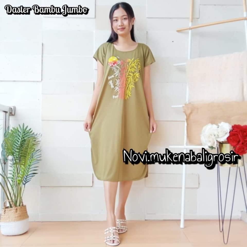 DASTER BAMBU JUMBO BALI KAIN HALUS-Army G034