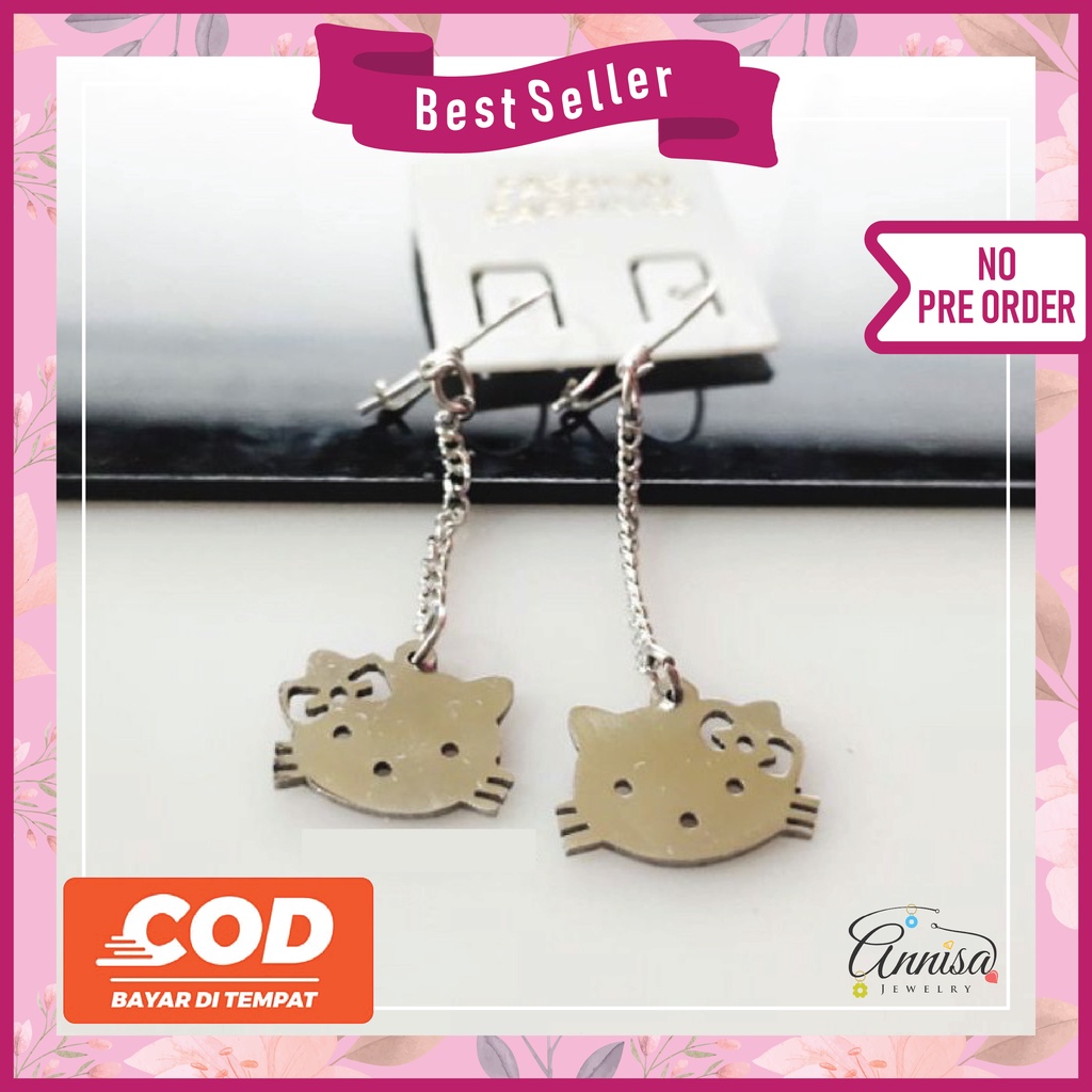 Anting HelloKitty Silver