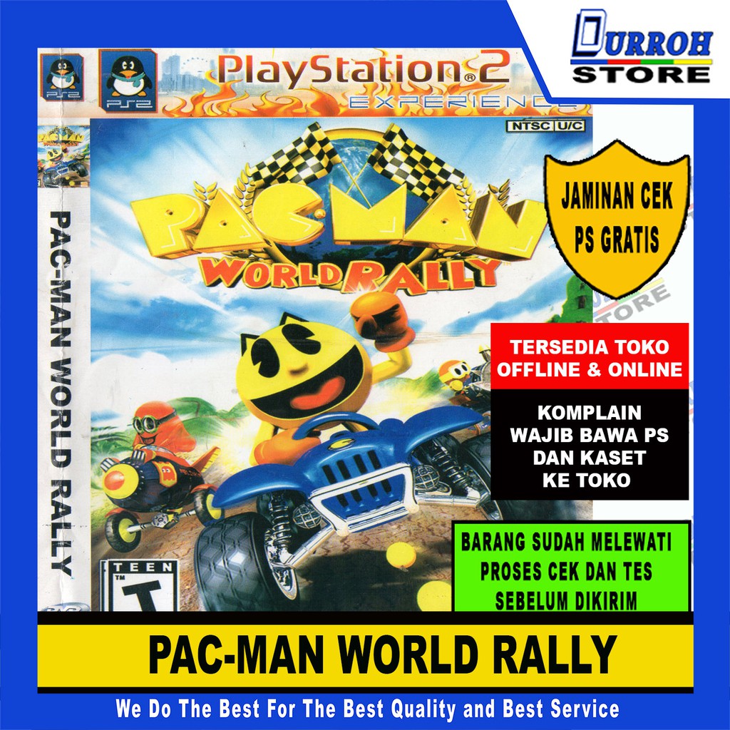 KASET GAMES PS2 / PLAYSTATION 2 PAC-MAN WORLD RALLY