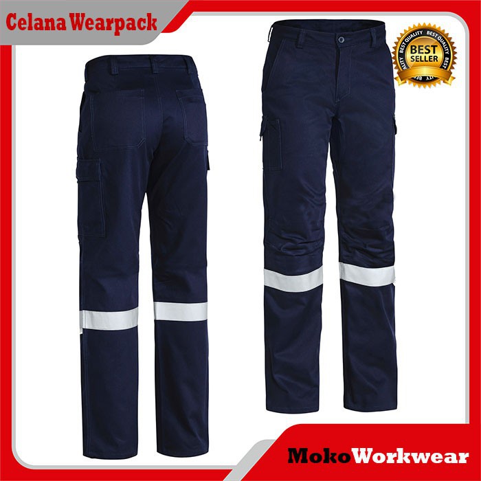 Win Celana Kerja Wearpack Safety / Celana Setelan Katelpak/Celana Damkar /Celana Bengkel Murah Lebay