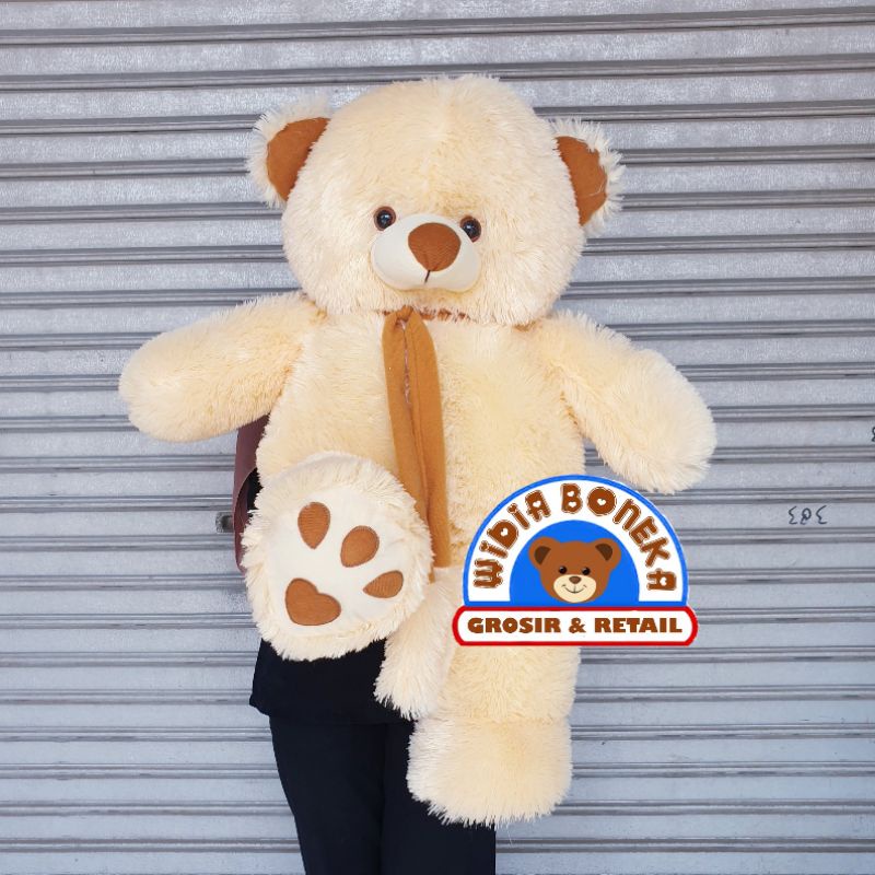 Boneka Teddy Bear XXL Topi Syal