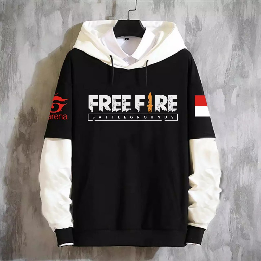 Hoodie Pria / Hodie Pria / Jaket Pria / Sweater HoodieFree Fire Kombinasi Gaming