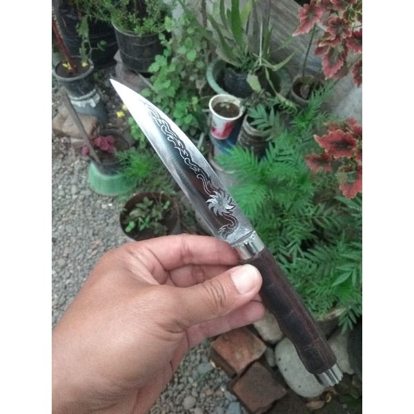 pisau baja putih kecil imut