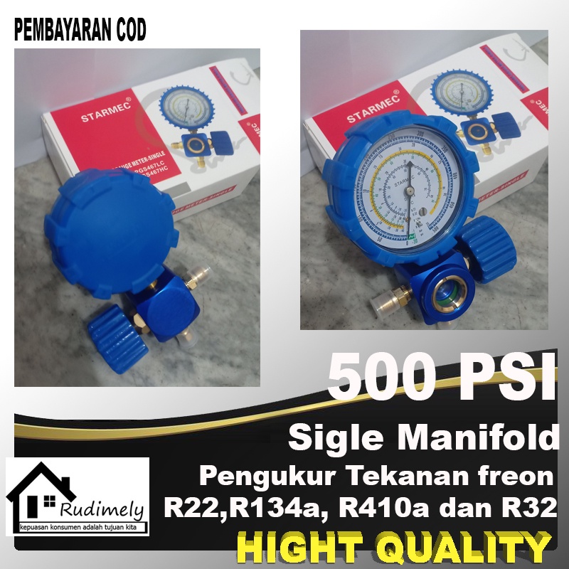 single manifold Pr3on murah kulkas dan ac STARMEC SIGHT GLASS