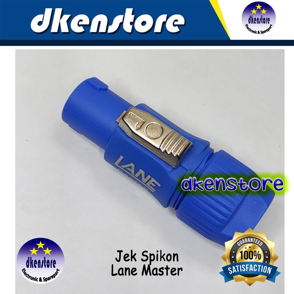 Jek Spikon Lanemaster Jack Speak On Asli Original Speakon Speaker Lane master