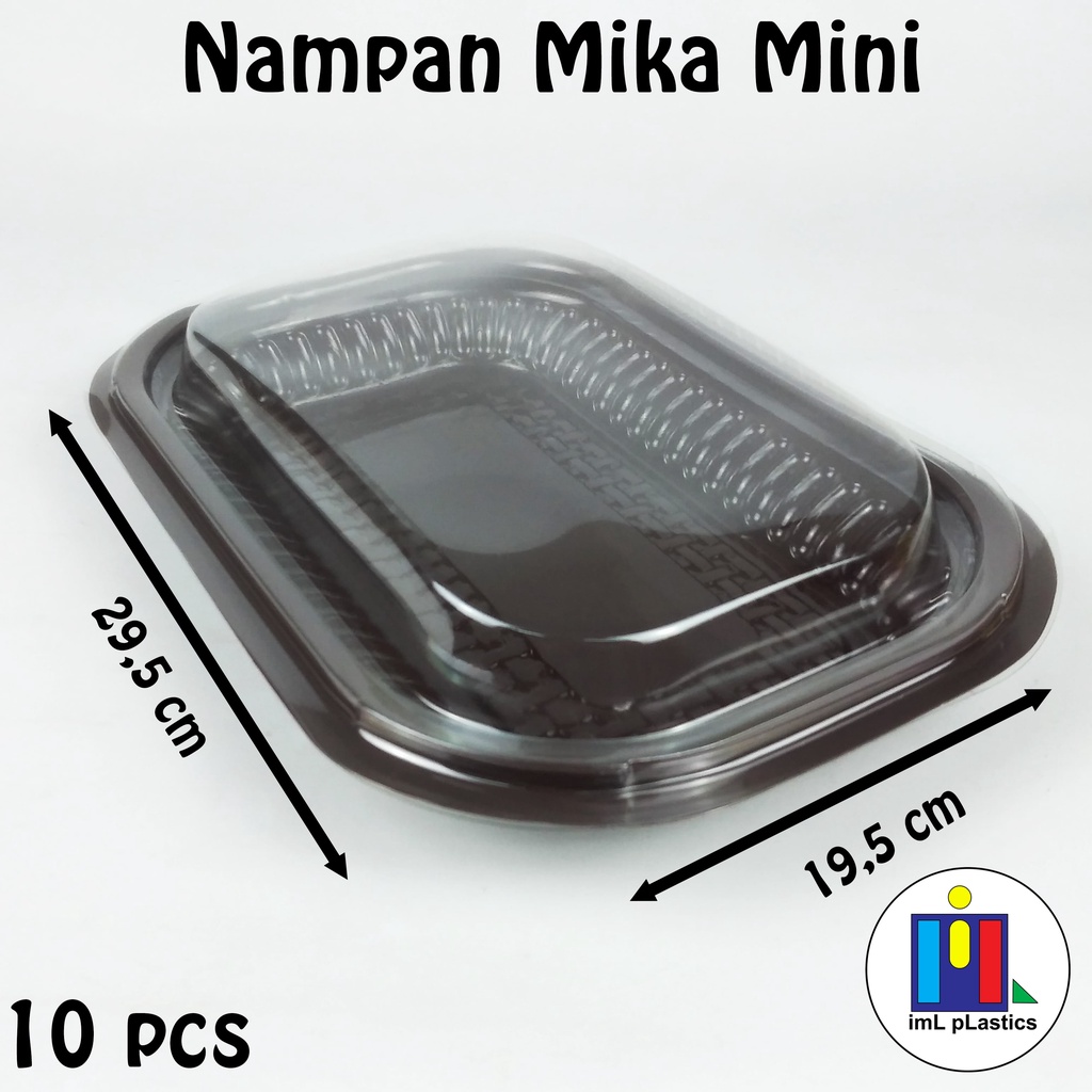 Nampan Mika Kecil / Mika Kue / Tatakan Kue / Tray Kue - 10 pcs