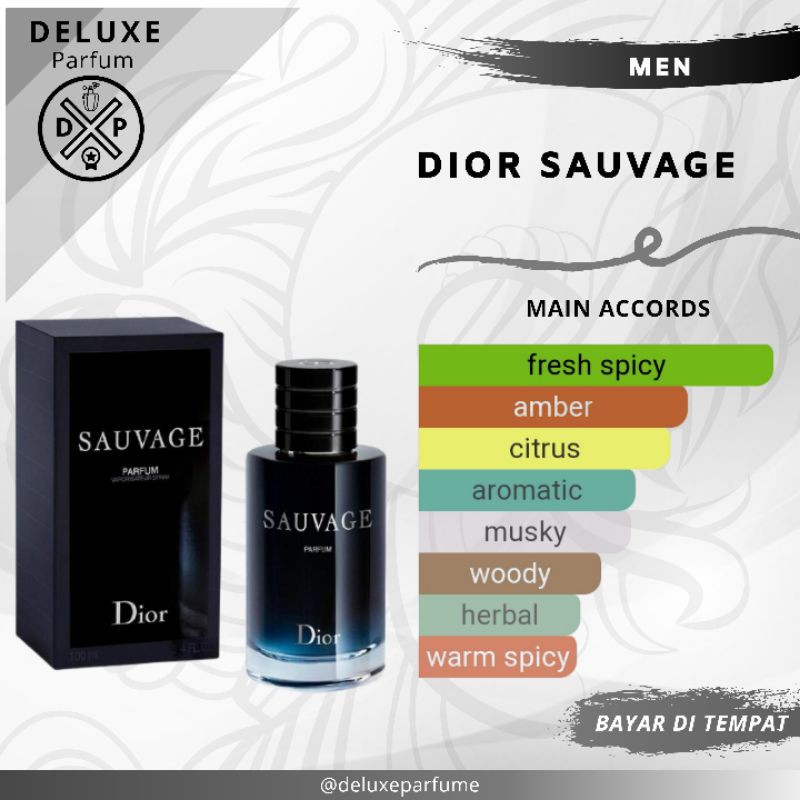 PARFUM DIOR SAUVAGE Perfume Farfum Minyak Wangi Tahan lama Original Singapore Pria