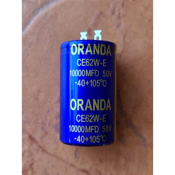 Capacitor Elco 10000 uf 50 v volt Oranda Kapasitor Elko 10.000uf 50v