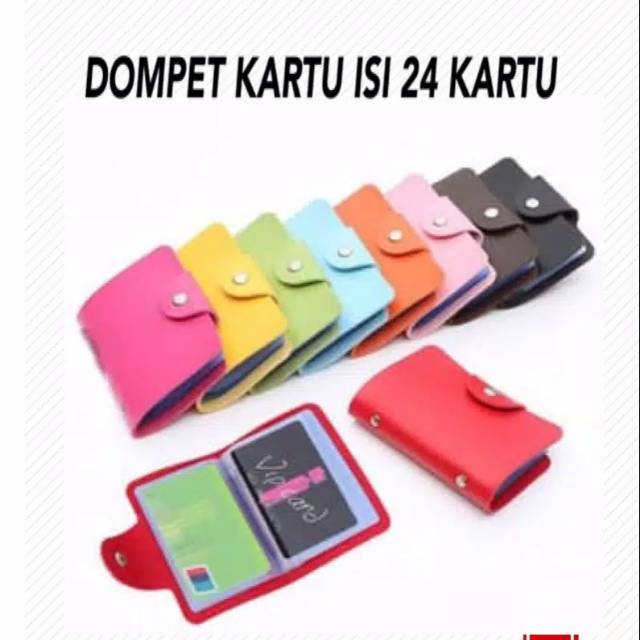 Dompet kartu kancing
