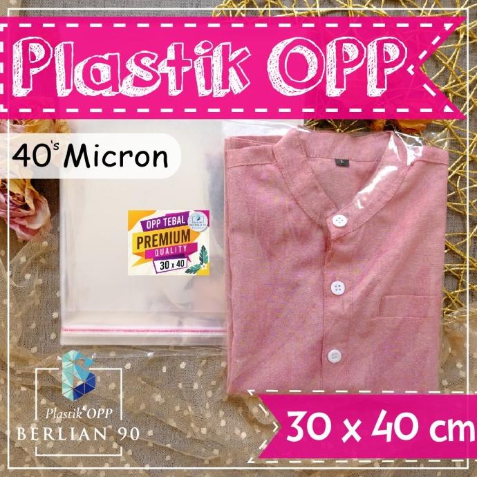 

{{{{}}] Plastik Opp Lem 30X40 Cm Tebal 40 Micron / Plastik Opp Seal Premium