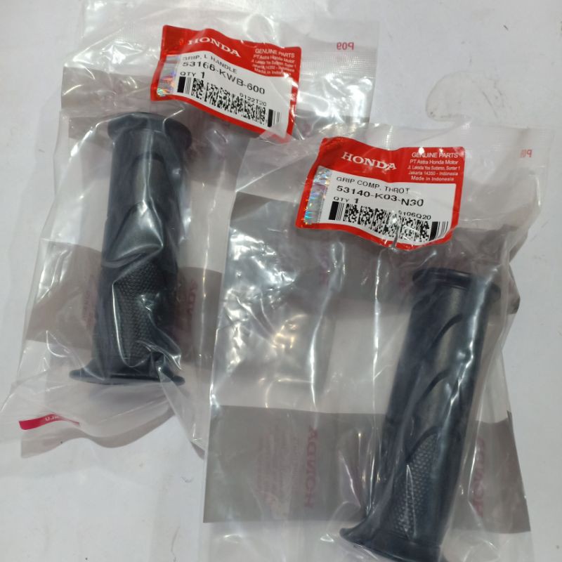 HAND GRIP REVO FI, SUPRA X125 INJEKSI ORI HGP 53140-K03-N30 53166-KWB-600 SET