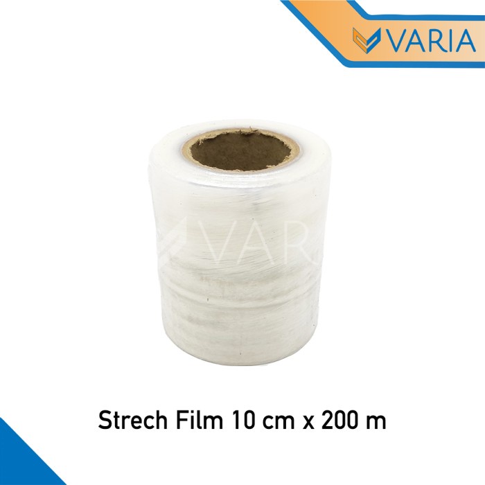 Stretch Film Plastic Wrapping 10 cm x 200 m Bening Transparan