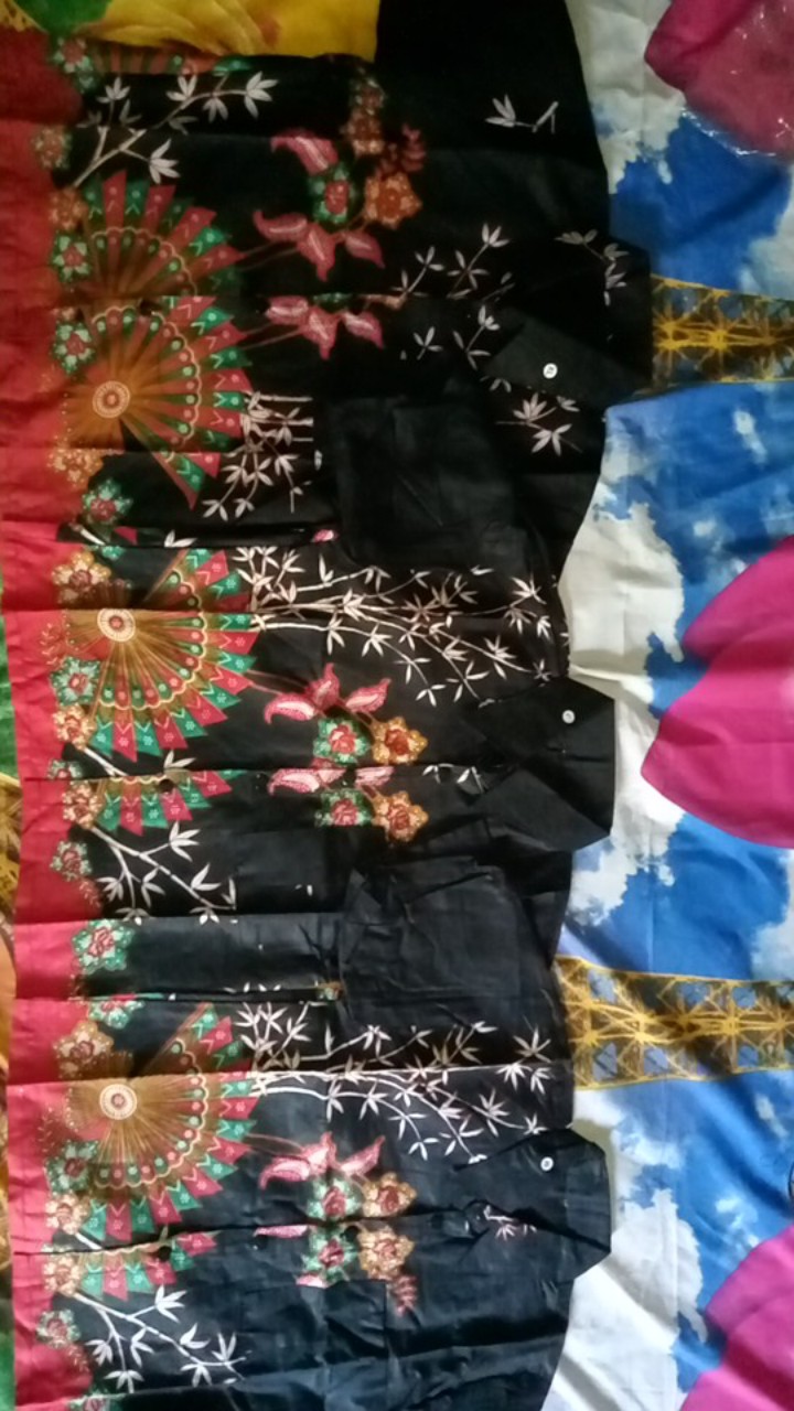 Kemeja Batik Anak / Hem Anak Pendek Laki Laki Motif Ulir 2-14 Tahun Berkualitas