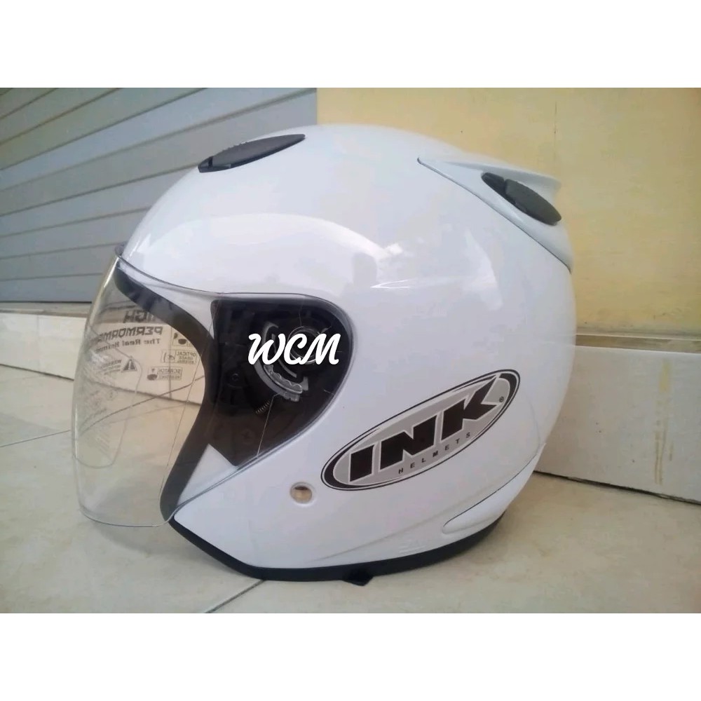 Jual Helm Ink Centro Basic Vitanol Putih Shopee Indonesia