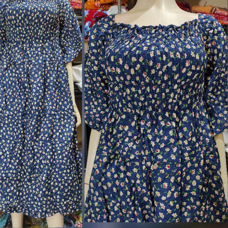 ◌ Daster bali kerut rok susun jumbo LD 120 ➪