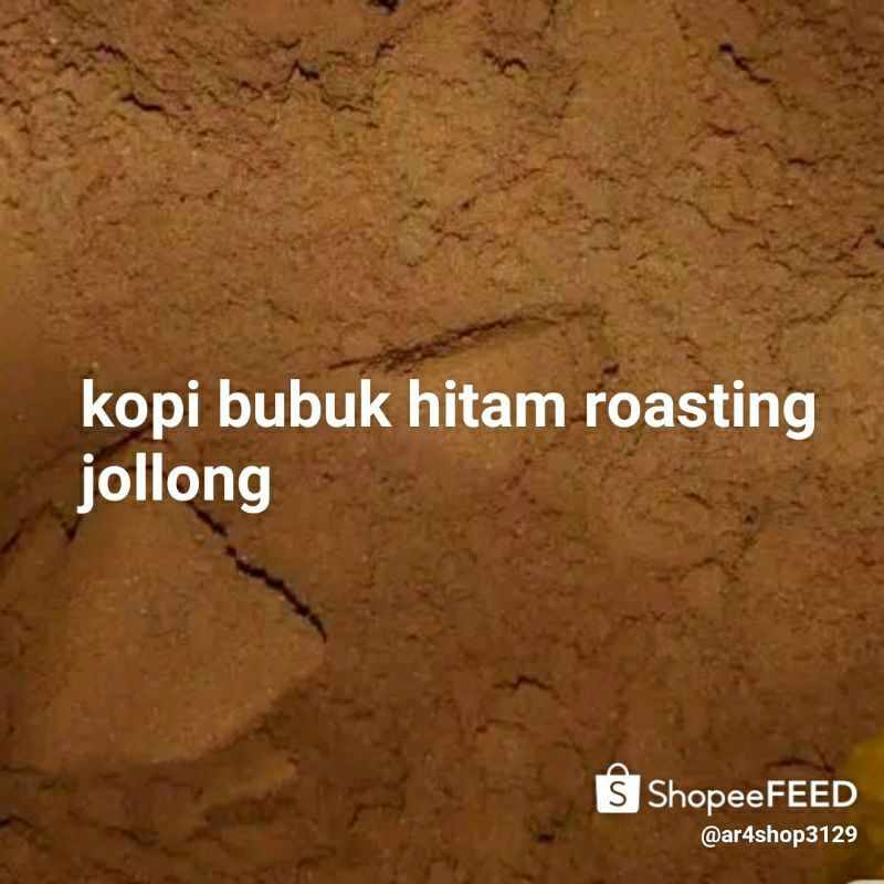 

KOPI BUBUK HITAM ORIGINAL KHAS JOLLONG PATI 1 kg ( Medium dark roast)