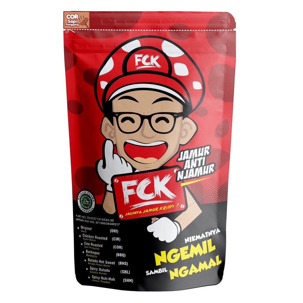 JAMUR CRISPY FCK / RASA ORIGINAL / SNACK JAMUR / CAMILAN GURIH / FCK CRISPY / SEBLAK INSTAN TOPING