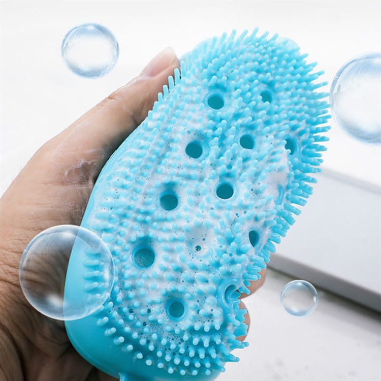 # HJ # Sikat Mandi Silikon Sikat Badan Mandi Bubble Bath Shower Brush / SIKAT MANDI SILIKON BUBBLE BATH BRUS SIKAT BADAN BAHAN SILICON 2.SISI