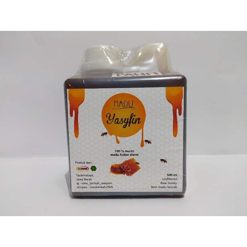 

MADU HITAM YASYFIN 500 ML 100% Murni Madu Hutan Alami